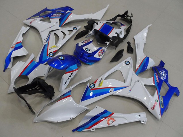 Compra Carenados Moto BMW S1000RR 2009-2014 - Blanco Rojo Azul Castrol Pirelli