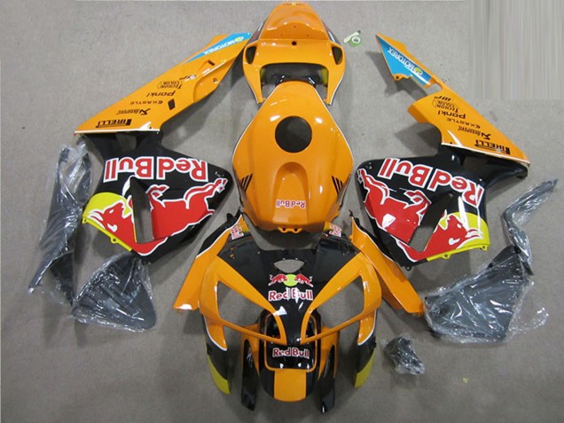 Compra Carenados Moto Honda CBR600RR 2005-2006 - Naranja Negro Rojo Bull