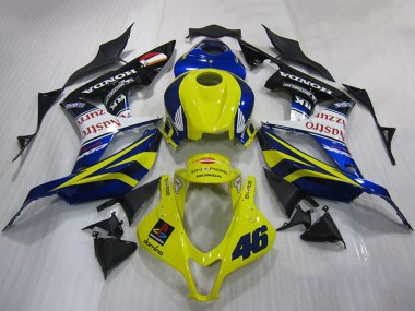 Compra Carenado Moto Honda CBR600RR 2007-2008 - Amarillo Azul Blanco Negro Brillante Nastro Azzurro