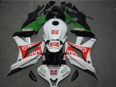 Compra Carenados Moto Honda CBR600RR 2007-2008 - Blanco Rojo Verde San Carlo