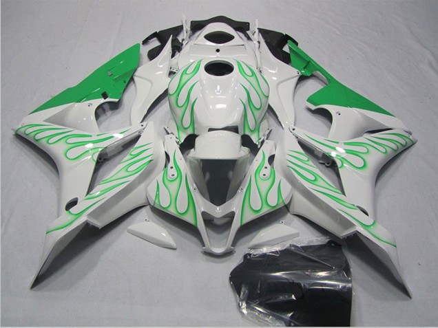 Compra Carenados Moto Honda CBR600RR 2007-2008 - Blanco Verde Llama