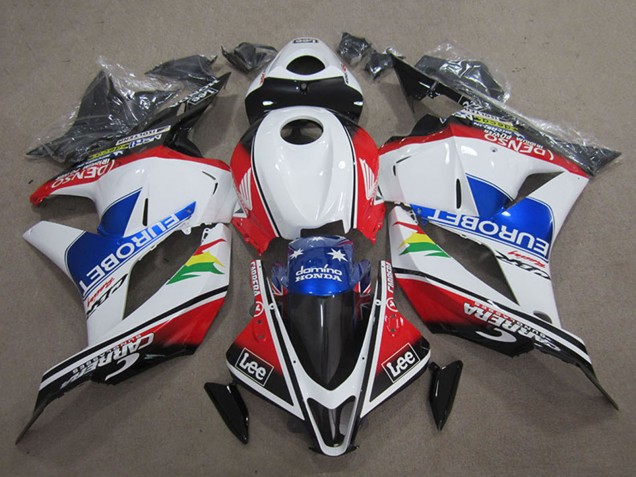 Compra Carenados Moto Honda CBR600RR 2009-2012 - Blanco Rojo Azul EuroBet Lee