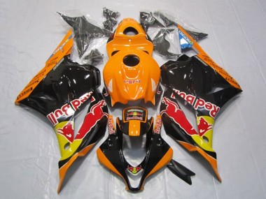 Compra Carenados Moto Honda CBR600RR 2009-2012 - Naranja Amarillo Negro Brillante Rojo Bull