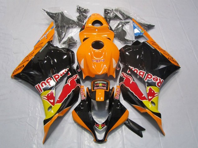 Compra Carenados Moto Honda CBR600RR 2009-2012 - Naranja Amarillo Negro Brillante Rojo Bull