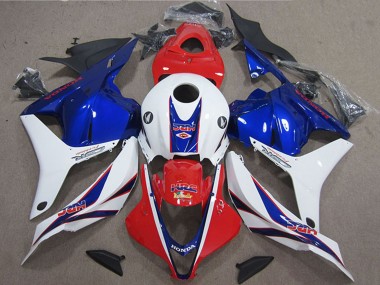 Compra Carenado Moto Honda CBR600RR 2009-2012 - Blanco Rojo Azul HRC