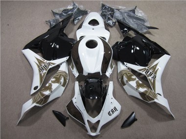 Compra Kits Carenados Moto Honda CBR600RR 2009-2012 - Blanco Negro Brillante