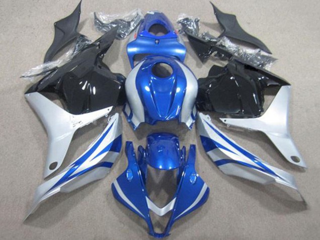 Compra Carenados Moto Honda CBR600RR 2009-2012 - Plata Azul Negro Brillante Raya