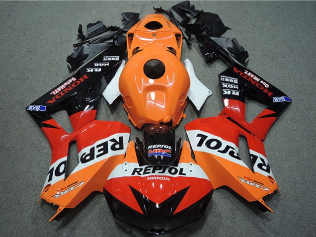 Compra Carenados Moto Honda CBR600RR 2013-2023 - Naranja Blanco Rojo Negro Brillante Repsol HRC