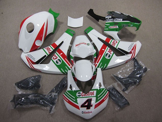Compra Carenados Moto Honda CBR1000RR 2008-2011 - Blanco Rojo Verde Castrol 4