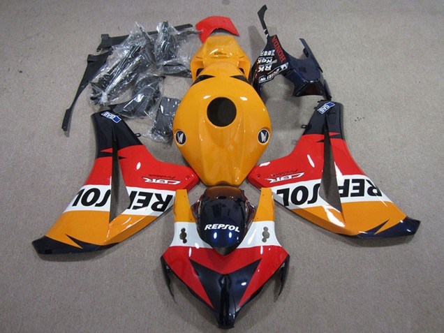 Compra Kits Carenados Moto Honda CBR1000RR 2008-2011 - Naranja Blanco Rojo Negro Brillante Repsol