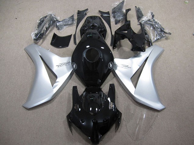 Compra Carenados Moto Honda CBR1000RR 2008-2011 - Plata Negro Brillante Fireblade