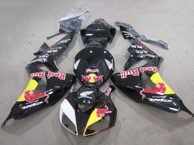 Compra Carenados Moto Honda CBR1000RR 2006-2007 - Negro Brillante Amarillo Blanco Rojo Bull