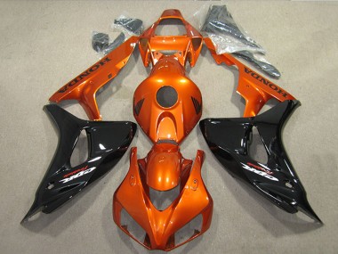 Compra Carenados Moto Honda CBR1000RR 2006-2007 - Naranja Negro Brillante