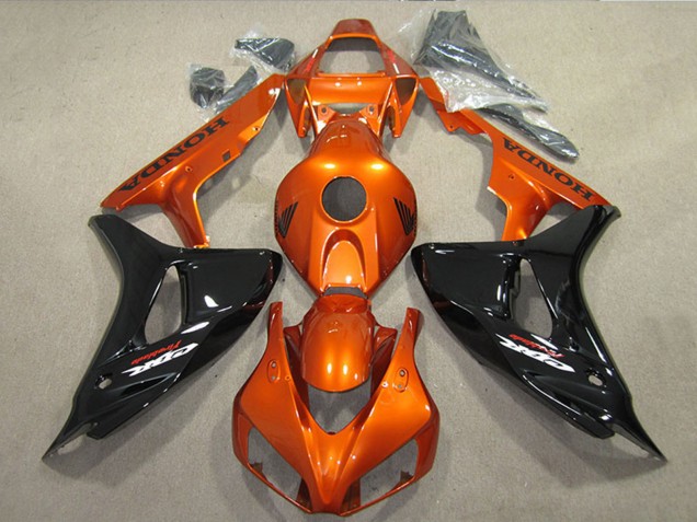 Compra Carenados Moto Honda CBR1000RR 2006-2007 - Naranja Negro Brillante