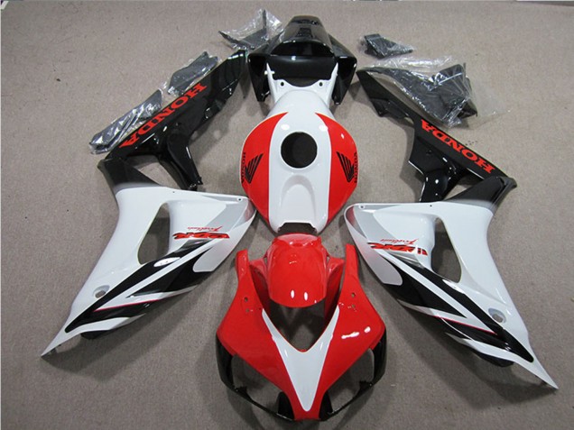 Compra Carenados Moto Honda CBR1000RR 2006-2007 - Blanco Rojo Negro Brillante Fireblade