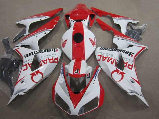 Compra Carenados Moto Honda CBR1000RR 2006-2007 - Blanco Rojo Pramac Bridgestone