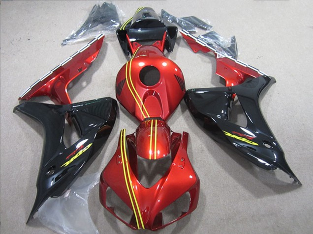 Compra Carenados Moto Honda CBR1000RR 2006-2007 - Rojo Amarillo Negro Brillante