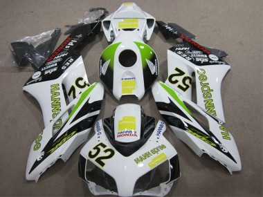 Compra Carenados Moto Honda CBR1000RR 2004-2005 - Blanco Amarillo Verde Negro Hannspree 52