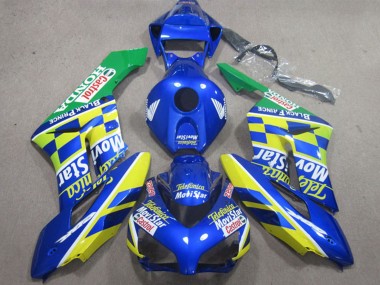 Compra Carenados Moto Honda CBR1000RR 2004-2005 - Azul Amarillo Verde Telefumica MoviStar Castrol