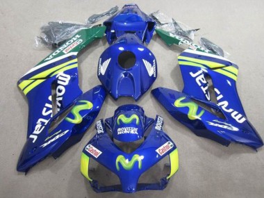 Compra Carenados Moto Honda CBR1000RR 2004-2005 - Azul Verde Amarillo MoviStar Castrol