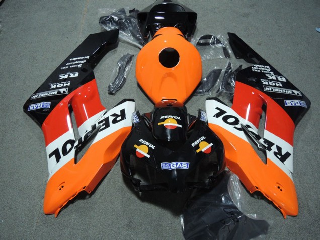 Compra Kits Carenado ABS Honda CBR1000RR 2004-2005 - Naranja Blanco Rojo Negro Brillante Repsol
