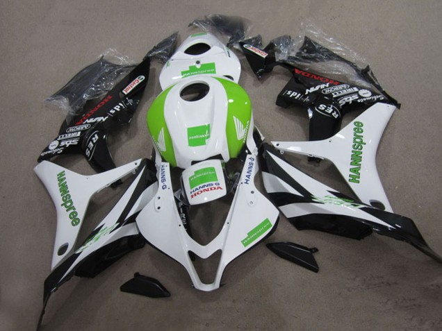 Compra Carenados Moto Honda CBR1000RR 2004-2005 - Blanco Verde Negro Brillante Hannspree