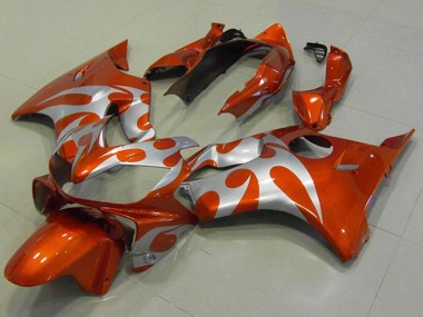 Compra Carenados Moto Honda CBR600 F4i 2004-2007 - Plata Naranja Llama