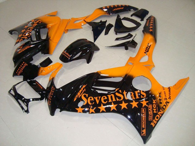 Compra Carenados Moto Honda CBR600 F3 1995-1996 - Naranja Negro Brillante SevenStars