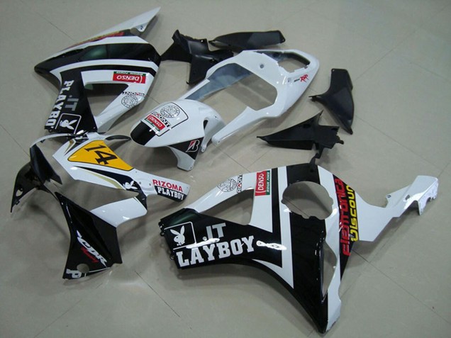 Compra Carenados Moto Honda CBR900RR 954 2002-2003 - Blanco Amarillo Negro Brillante Rizoma Playboy 14