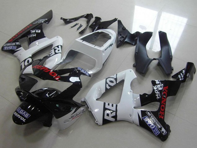 Compra Carenados Moto Honda CBR900RR 929 2000-2001 - Blanco Negro Brillante Rojo Repsol