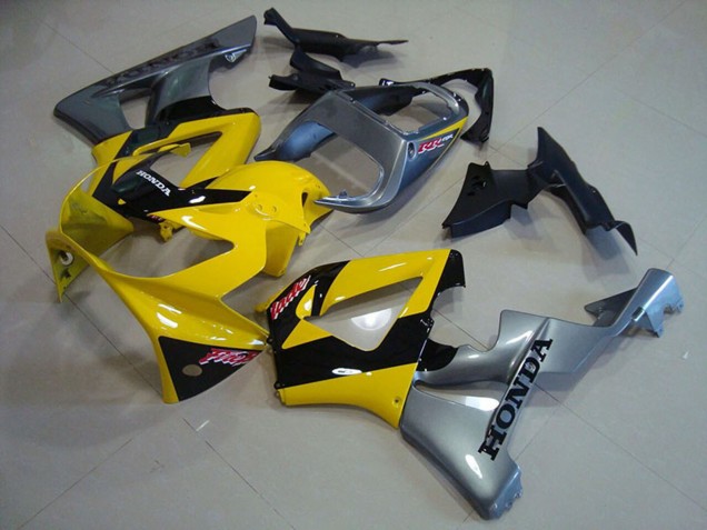 Compra Carenados Moto Honda CBR900RR 929 2000-2001 - Amarillo Plata Negro Brillante