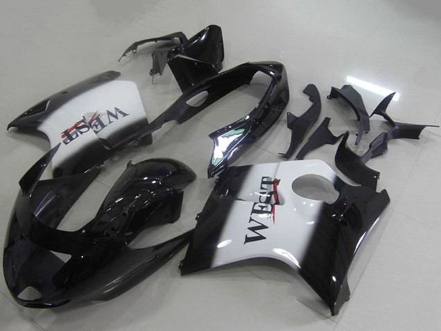 Compra Carenados Moto ABS Honda CBR1100XX Blackbird 1996-2007 - Negro Brillante Blanco West