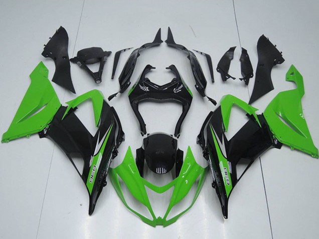 Compra Kits Carenados Moto Kawasaki ZX6R 2013-2018 - Verde Negro Brillante