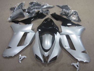 Compra Carenados Moto Kawasaki ZX6R 2007-2008 - Plata Negro
