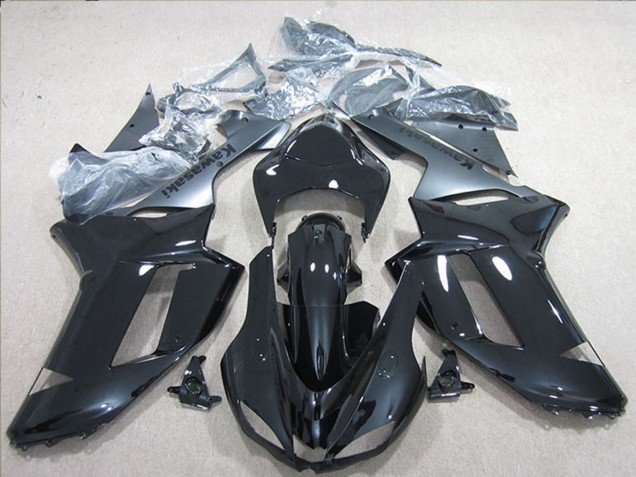 Compra Carenados Moto Kawasaki ZX6R 2007-2008 - Negro Plata