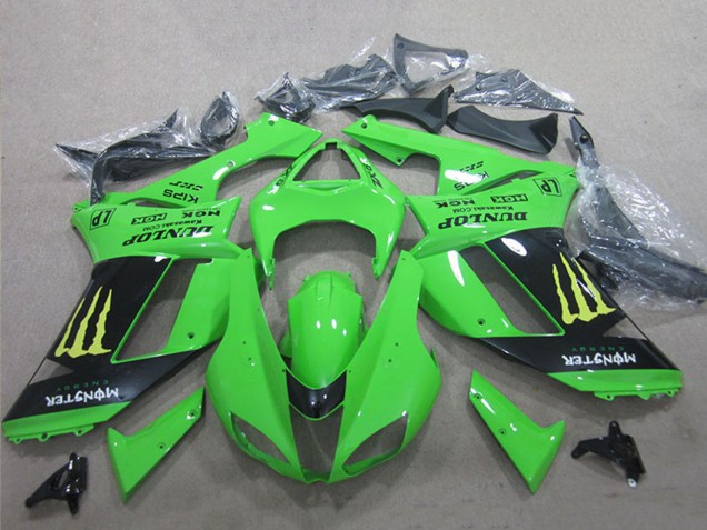 Compra Carenados Moto Kawasaki ZX6R 2007-2008 - Blanco Azul Ninja