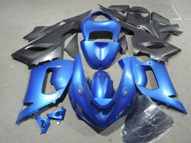 Compra Kits Carenado Moto Kawasaki ZX6R 2005-2006 - Azul Negro Mate