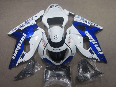 Compra Carenados Moto Suzuki GSXR 600 2001-2003 - Blanco Azul Jordan Motul