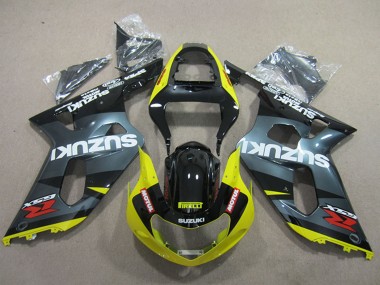 Compra Carenados Moto Suzuki GSXR 600 2001-2003 - Negro Amarillo Motul