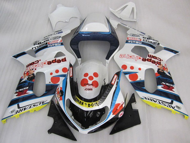 Compra Carenados Moto Suzuki GSXR 600 2001-2003 - Blanco Azul Rojo Amarillo Negro Dark Dog
