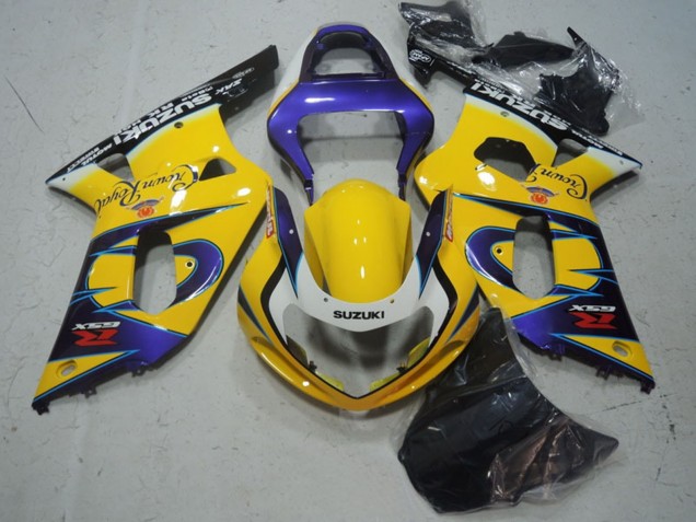 Compra Carenados Moto Suzuki GSXR 600 2001-2003 - Amarillo Púrpura Negro