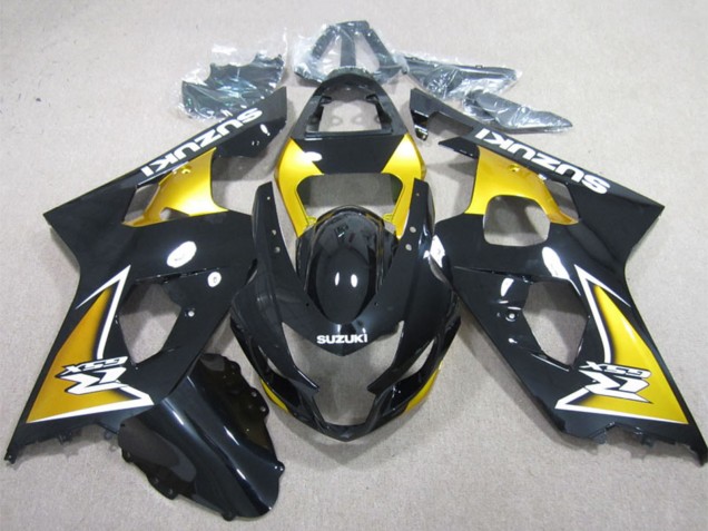 Compra Carenados Moto Suzuki GSXR 600 2004-2005 - Negro Brillante Amarillo
