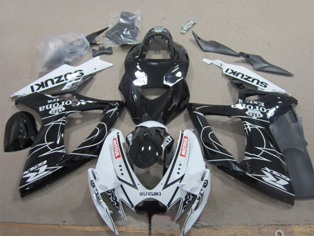 Compra Carenados Moto Suzuki GSXR 600 2006-2007 - Blanco Negro Corona Extra Motul