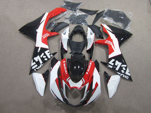 Compra Carenados Moto Suzuki GSXR 600 2011-2024 - Negro Rojo Blanco