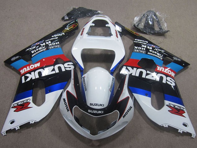 Compra Carenados Moto Suzuki GSXR 750 2001-2003 - Blanco Azul Rojo Negro Motul