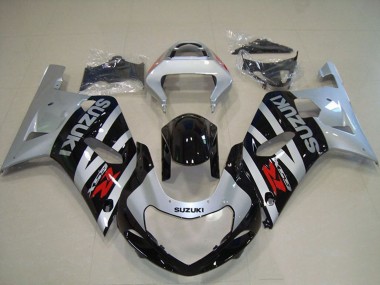 Compra Carenados Moto Suzuki GSXR 750 2001-2003 - Plata Negro Brillante