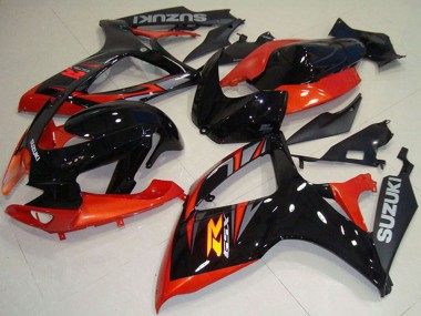 Compra Carenado Moto Suzuki GSXR 750 2006-2007 - Naranja Negro Brillante