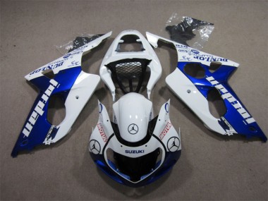 Compra Carenados Moto Suzuki GSXR 1000 2000-2002 - Blanco Azul Jordan Motul
