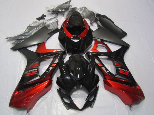 Compra Kits Carenado Moto Suzuki GSXR 1000 2007-2008 - Rojo Negro Brillante