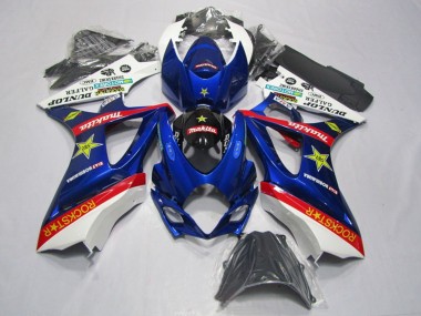 Compra Kits Carenado Moto Suzuki GSXR 1000 2007-2008 - Blanco Azul Rojo Negro Rockstar